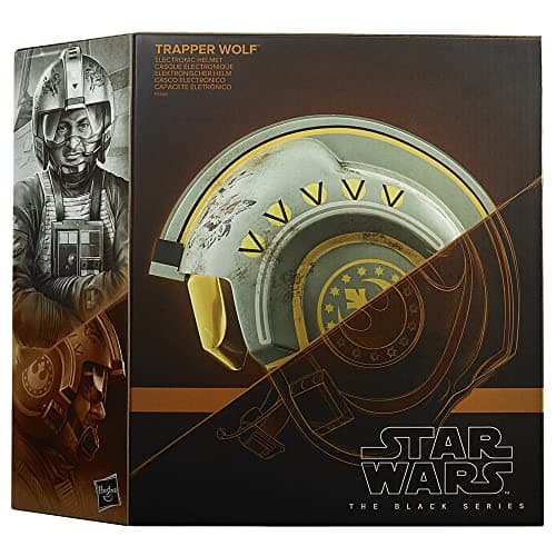 Hasbro Star Wars The Black Series Trapper Wolf Elektronischer Helm zu Star Wars: The Mandalorian für Rollenspiele, Lichter, Sounds, Multi, F5549 – Bild 5