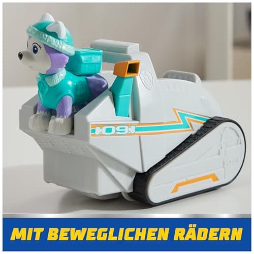 PAW PATROL - Everest-Figur mit Schneemobil-Rettungsfahrzeug, stabiles Basis-Fahrzeug , authentisches Spielzeug zur Serie für Kinder ab 3 Jahren – Bild 6