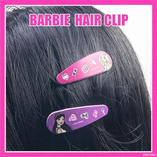 Barbie Make-up gefüllt Rucksack Set, einschließlich Lippenbalsam, Nagellack, Nagelfile, Haarbögen anderes Zubehör, Alter 3+  – Bild 7