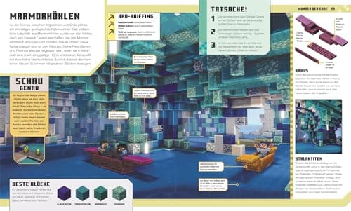 Das offizielle Minecraft Ideen Buch: Baue unsere Welt in Minecraft nach! Über 70 coole Bauideen - von den Pyramiden bis zur ISS. Für Minecraft-Fans ab 8 Jahren – Bild 7