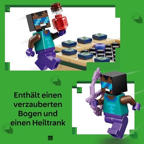 LEGO Minecraft Reise durch Nether und Endportal - Kinder Spielzeug mit Helden, Enderman und Baby Hoglin Figuren - Set mit Minecraft Figur  – Bild 5