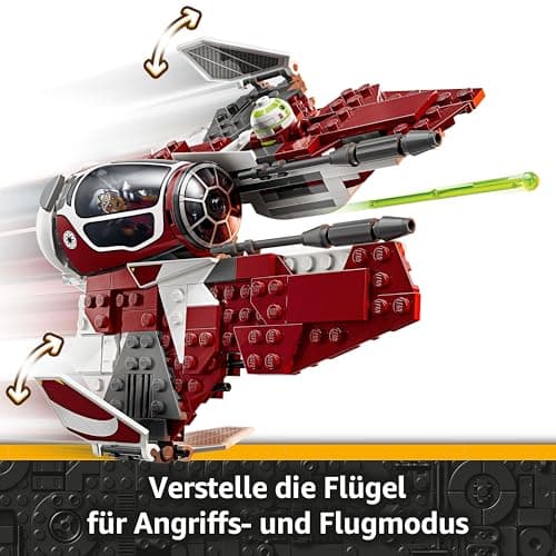 LEGO Star Wars 75401 Ahsokas Jedi Interceptor, Sternenjäger für Fans von The Clone Wars, Ahsoka Tano & Anakin Skywalker Minifiguren, mit Lichtschwertern und R7-A7, für Jungen und Mädchen ab 8 Jahren – Bild 5