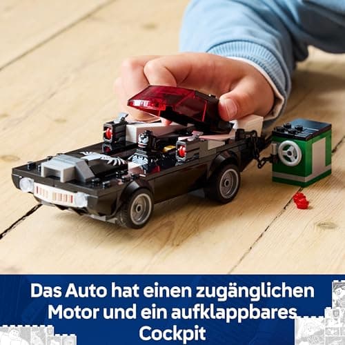LEGO | Marvel Spider-Man Mech vs. Venom Muscle Car - Auto Spielzeug mit 3 Superhelden Minifiguren - Modellauto mit Shootern  – Bild 5