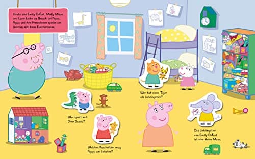 Peppa Pig Magnet-Spiel-Buch: Kreativer Lernspaß mit 16 Magneten für Kinder ab 4 Jahren – Bild 4