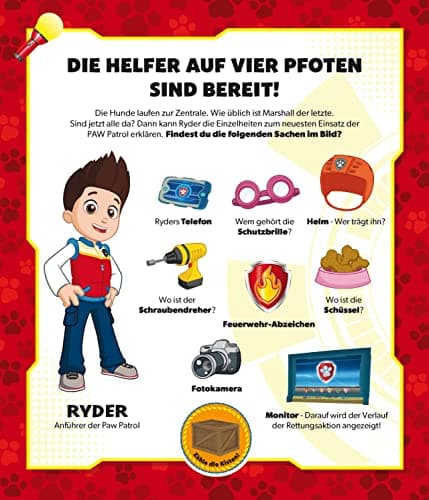 PAW Patrol Mein Taschenlampenbuch: Mit Folienseiten und wiederverstaubarer Taschenlampe. Für Kinder ab 4 Jahren – Bild 4