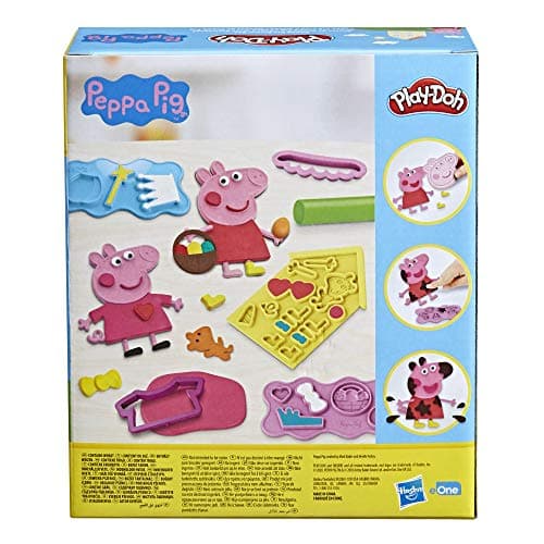 Play-Doh Peppa Wutz Stylingset mit 9 Dosen und 11 Accessoires, Peppa Wutz Spielzeug für Kinder ab 3 Jahren, Multicolour – Bild 4