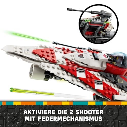 LEGO Star Wars Jedi Bobs Sternjäger, Bauspielzeug, Spielzeug-Sternenschiff Steinen, beliebter Charakter – Bild 5