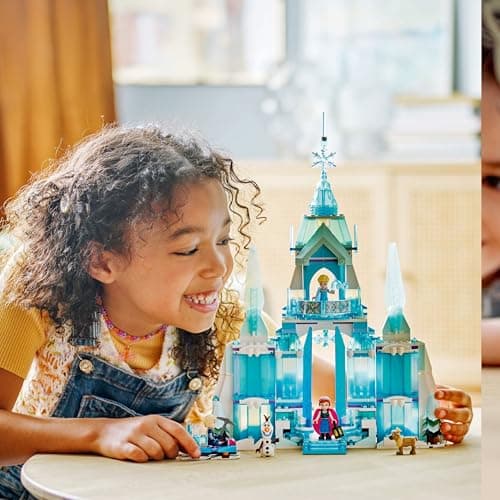 LEGO ǀ Disney Frozen Elsas Winterpalast, BAU- und Spielset für Kinder mit Modell-Palast und Minifiguren ELSA und Anna, Geschenk für Mädchen, Jungen und Filmfans ab 6 Jahren – Bild 2