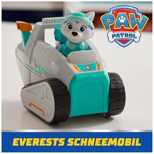 PAW PATROL - Everest-Figur mit Schneemobil-Rettungsfahrzeug, stabiles Basis-Fahrzeug , authentisches Spielzeug zur Serie für Kinder ab 3 Jahren – Bild 3