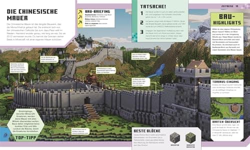 Das offizielle Minecraft Ideen Buch: Baue unsere Welt in Minecraft nach! Über 70 coole Bauideen - von den Pyramiden bis zur ISS. Für Minecraft-Fans ab 8 Jahren – Bild 3