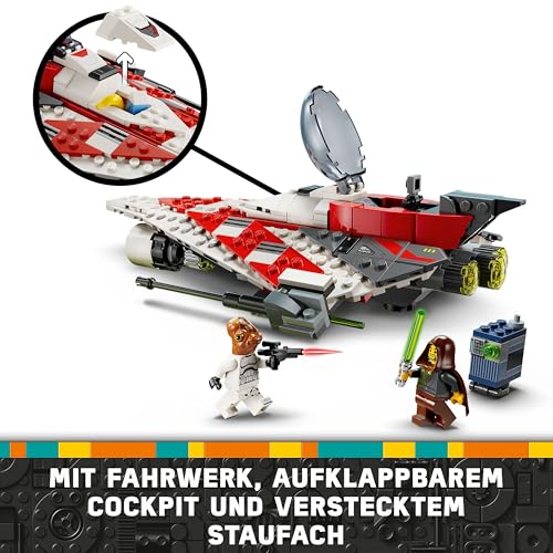 LEGO Star Wars Jedi Bobs Sternjäger, Bauspielzeug, Spielzeug-Sternenschiff Steinen, beliebter Charakter – Bild 6