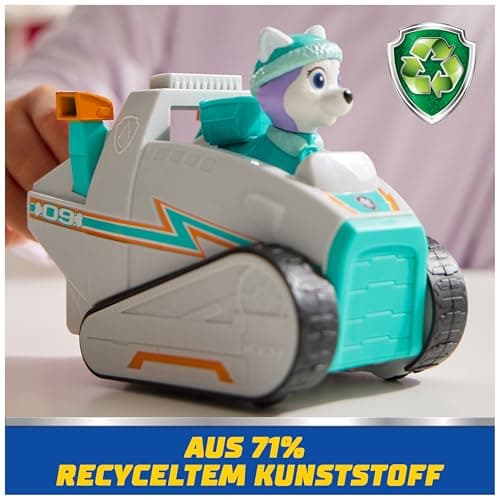 PAW PATROL - Everest-Figur mit Schneemobil-Rettungsfahrzeug, stabiles Basis-Fahrzeug , authentisches Spielzeug zur Serie für Kinder ab 3 Jahren – Bild 5