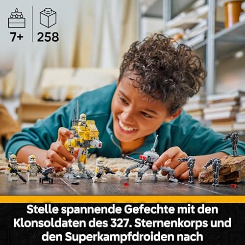LEGO Star Wars Klonsoldaten des 327. Sternenkorps Battle Pack - Spielzeug für Kinder ab 7 Jahren - Minifiguren zum Bauen und Sammeln  – Bild 4