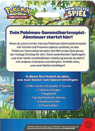 Pokémon-Sammelkartenspiel: Mein erstes Spiel – Glumanda und Schiggy (Mit 2 spielbereiten Mini-Decks & Zubehör) – Bild 6