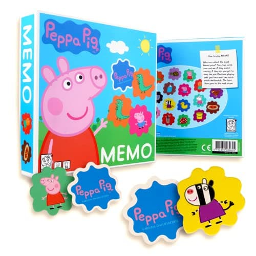 Barbo Toys - Peppa Wutz - Memory Spiel für Kinder ab 3 Jahre - Kinder Kartenspiel mit 36 Karten - Pädagogische Kinderspiele - Peppa Pig - Lernspiele ab 3 Jahren – Bild 2