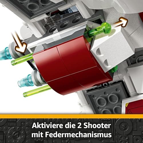 LEGO Star Wars 75401 Ahsokas Jedi Interceptor, Sternenjäger für Fans von The Clone Wars, Ahsoka Tano & Anakin Skywalker Minifiguren, mit Lichtschwertern und R7-A7, für Jungen und Mädchen ab 8 Jahren – Bild 6