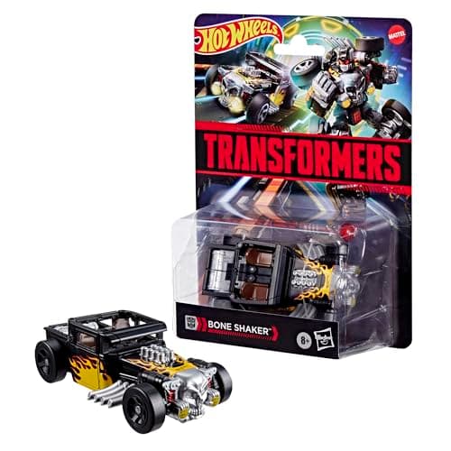 Transformers Collaborative Hot Wheels® x Bone Shakerä verwandelbare Action-Figur – Bild 3