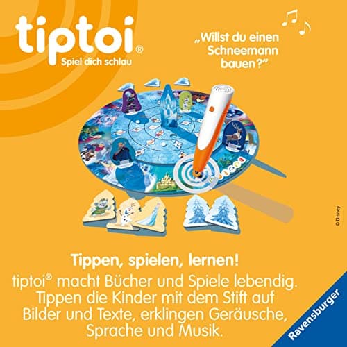 Ravensburger tiptoi Spiel 00116 - Disney Die Eiskönigin - Völlig Unverfroren: Das verdrehte Wettlaufspiel - EIN magisches Quiz-Spiel ab 4 Jahren – Bild 5