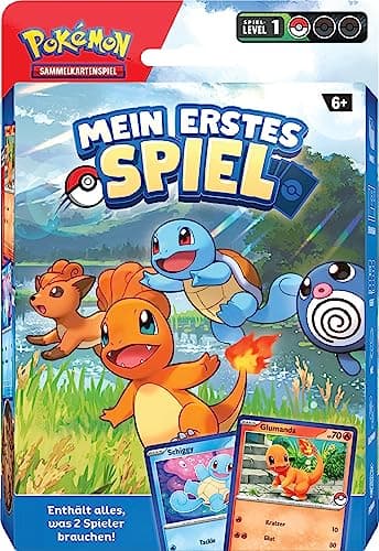 Pokémon-Sammelkartenspiel: Mein erstes Spiel – Glumanda und Schiggy (Mit 2 spielbereiten Mini-Decks & Zubehör) – Bild 4