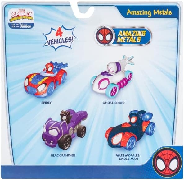Spidey und seine Super-Freunde - Metall Fahrzeuge 4er-Set – Bild 3