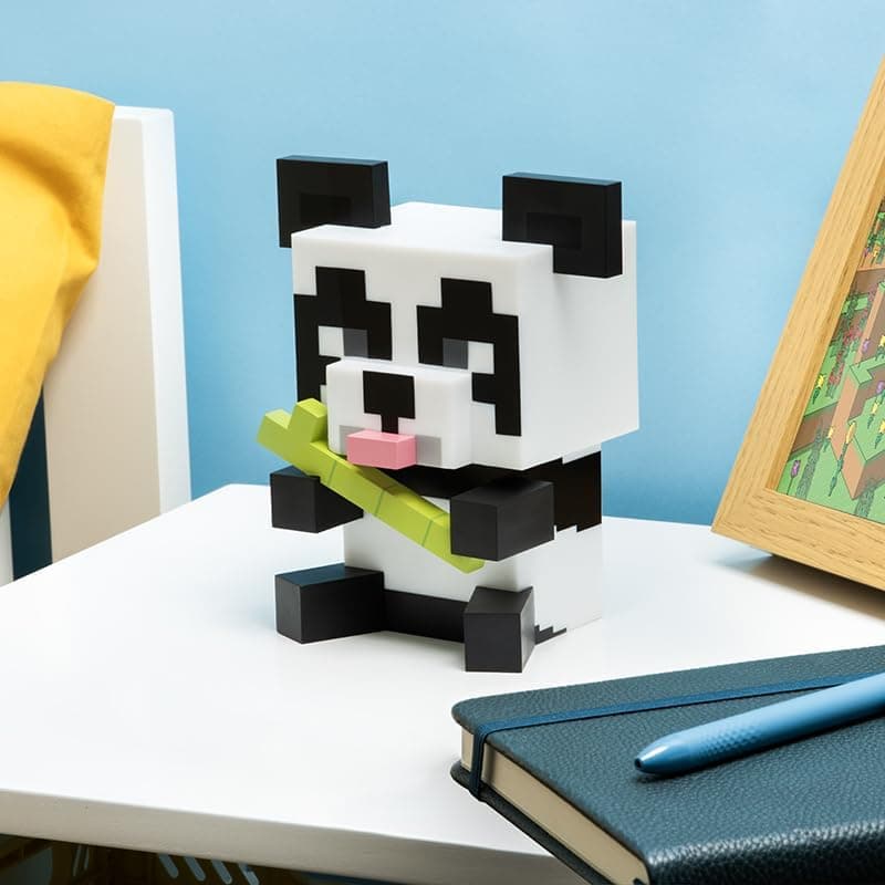Minecraft Panda Licht - Offiziell lizenziertes Merchandise, tragbares Nachtlicht & Gaming-Raum-Dekor für Kinder – Bild 2