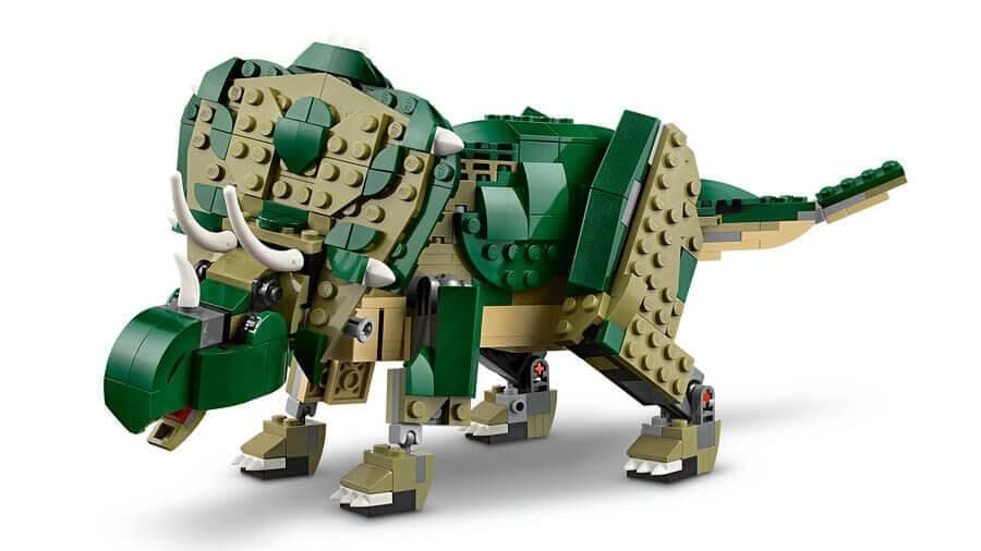LEGO Creator T.Rex, 3-in-1-Dino zum Umbauen in einen Triceratops oder Pterodaktylus, bewegliches Dinosaurier Modell für Kinder – Bild 5