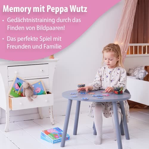 Barbo Toys - Peppa Wutz - Memory Spiel für Kinder ab 3 Jahre - Kinder Kartenspiel mit 36 Karten - Pädagogische Kinderspiele - Peppa Pig - Lernspiele ab 3 Jahren – Bild 5