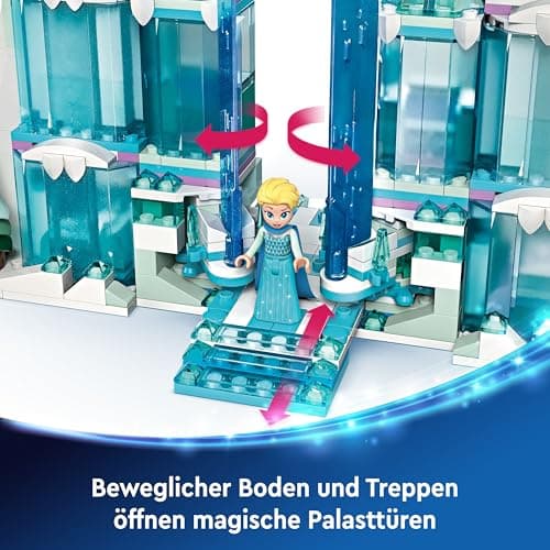 LEGO ǀ Disney Frozen Elsas Winterpalast, BAU- und Spielset für Kinder mit Modell-Palast und Minifiguren ELSA und Anna, Geschenk für Mädchen, Jungen und Filmfans ab 6 Jahren – Bild 5