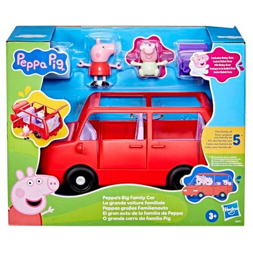 Peppa Pig Peppas großes Familienauto Spielset, Rot – Bild 3