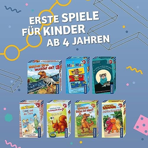 KOSMOS 711313 Welcher Dino ist das? Dino Memo Spiel für Kinder ab 4 Jahre, Kinderspiel für 2-4 Spieler, ideal als Reisespiel – Bild 4
