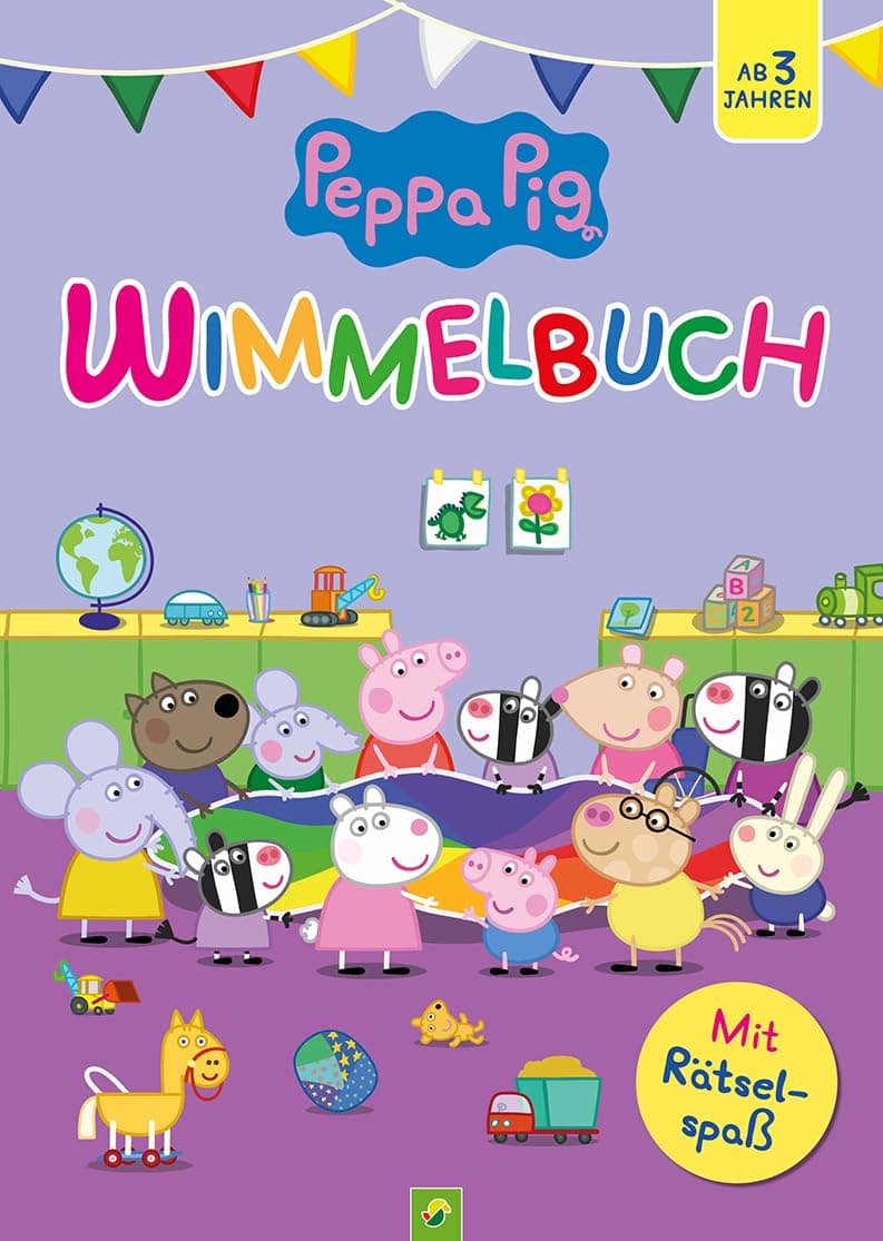 Peppa Pig Wimmelbuch: Mit Rätselspaß für Kinder ab 3 Jahren | Wimmelspaß mit Peppa Wutz