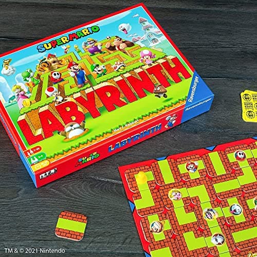 Ravensburger Familienspiel 26063 - das Verrückte Labyrinth Super Mario - mit den Figuren aus Super Mario – Bild 2