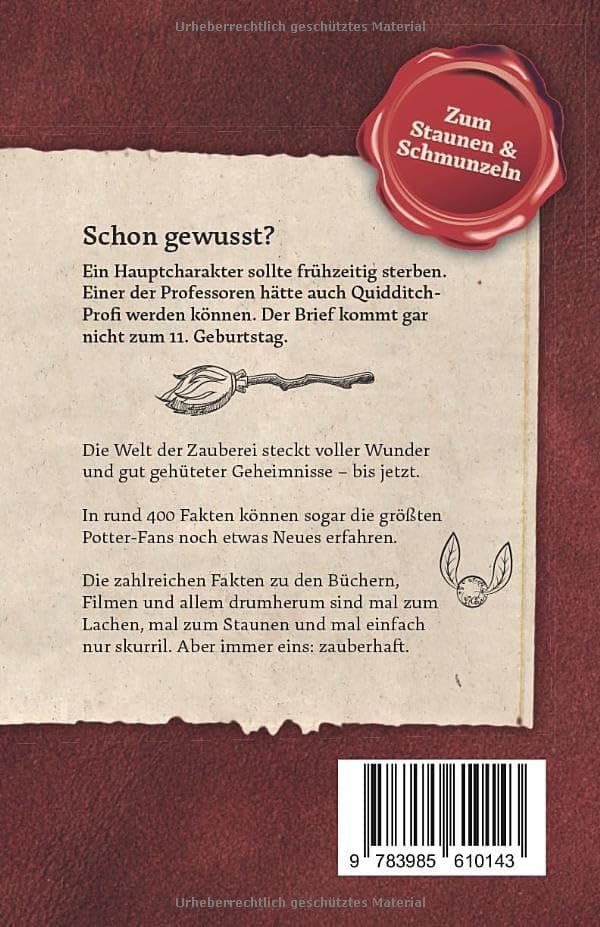 Unnützes Wissen für Potter-Fans – Die inoffizielle Sammlung – Bild 2