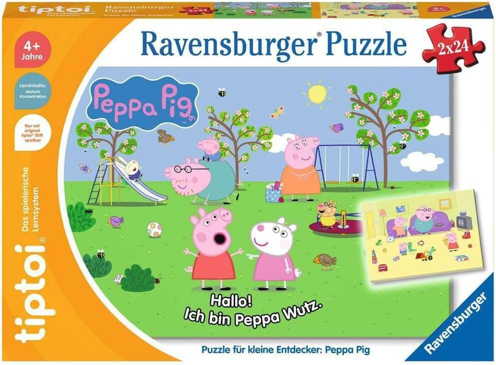 Ravensburger tiptoi Puzzle für kleine Entdecker: Peppa Pig