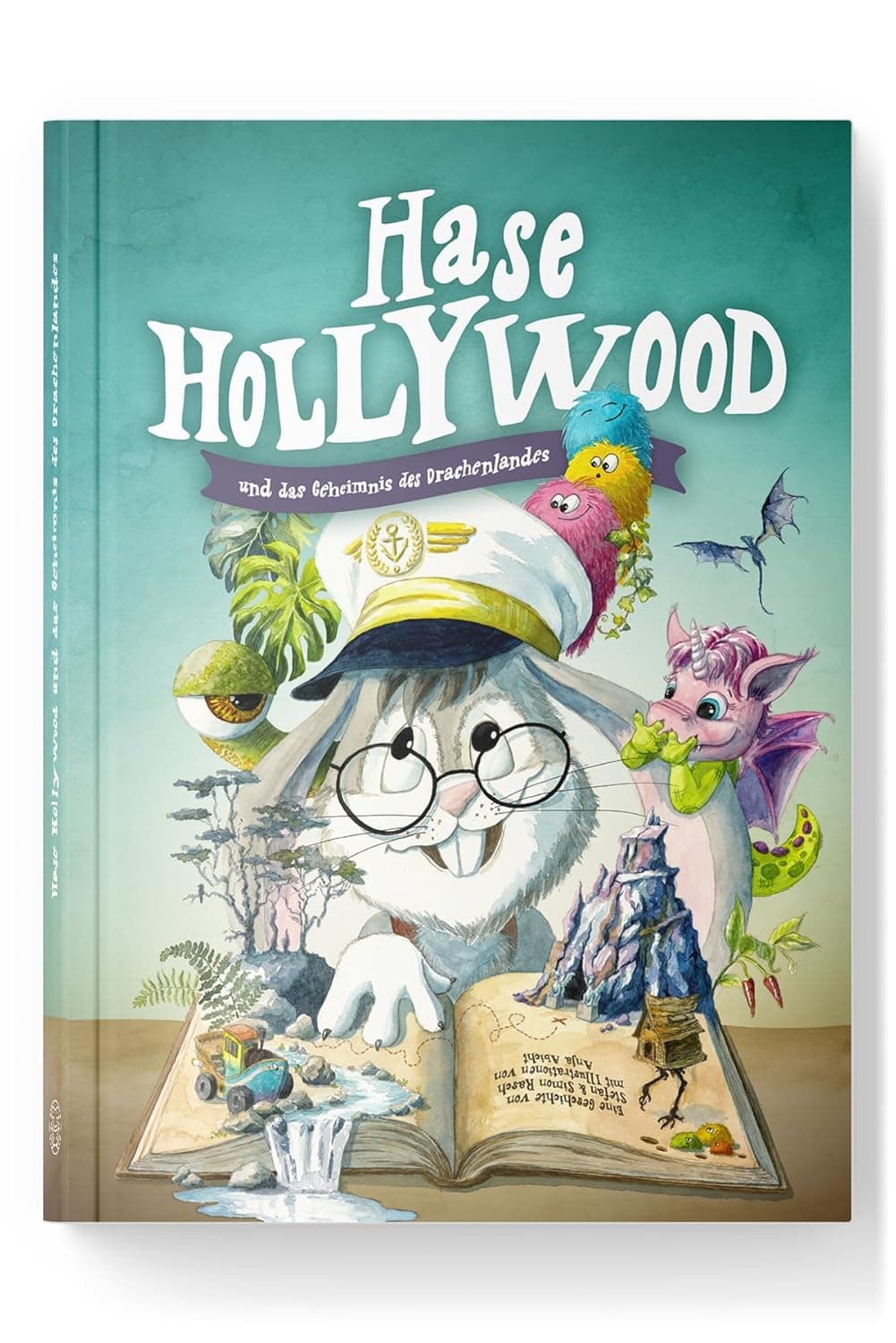 Hase Hollywood und das Geheimnis des Drachenlandes: Farbenfrohes, lustiges Abenteuer-Kinderbuch ab 4–9 Jahren | Vorlesebuch voller Fantasie mit Piraten, Drachen und Einhörnern – Bild 1