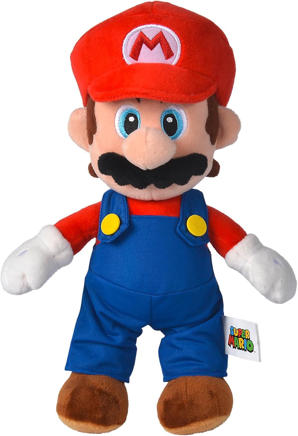 Simba 109231010 - Super Mario Plüschfigur, 30cm, kuschelweich, Nintendo, Charakter aus weltberühmten Computerspiel, ab den ersten Lebensmonaten geeignet