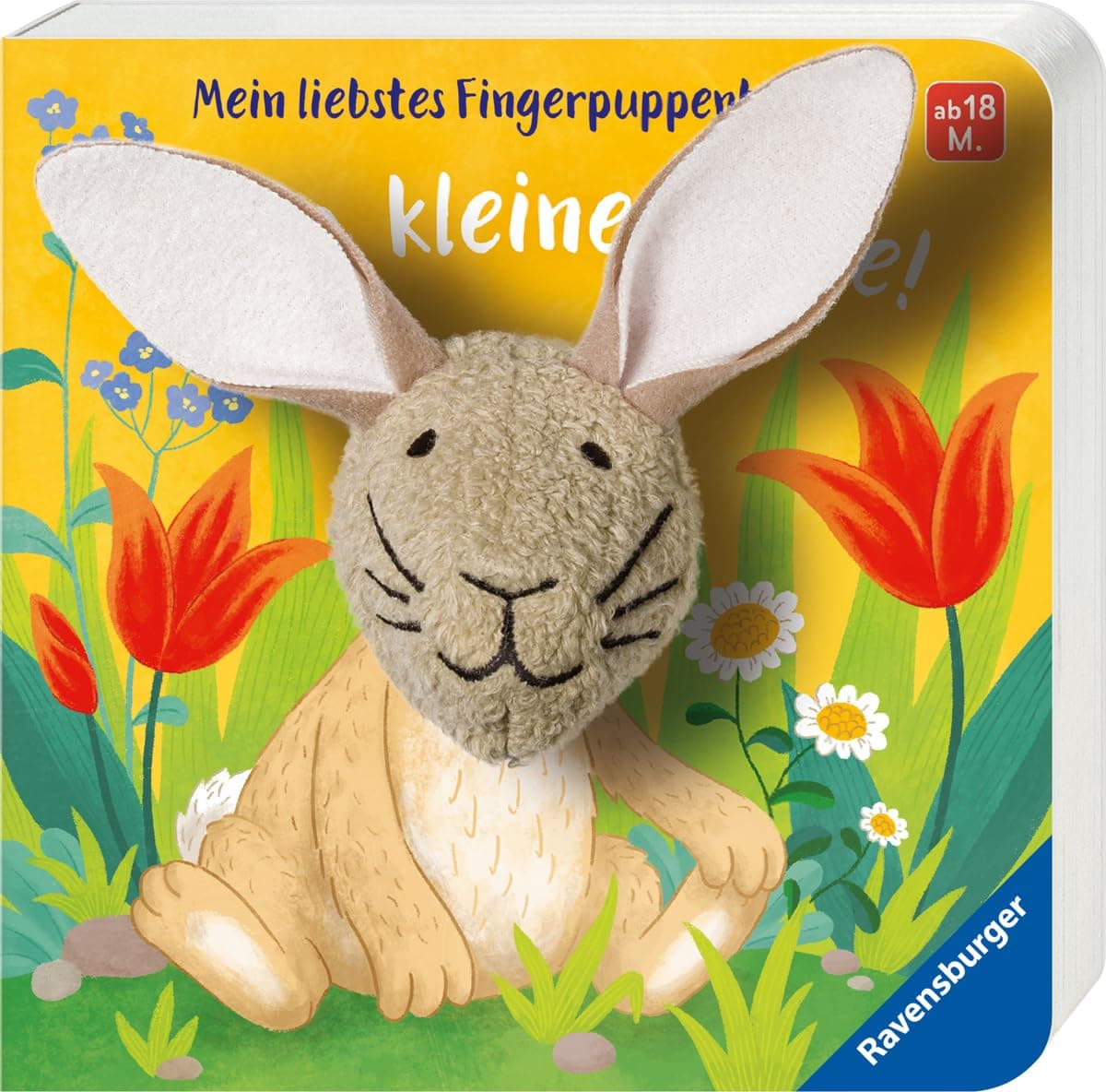 Mein liebstes Fingerpuppenbuch: Hallo, kleiner Hase! - Ostergeschenk für Kinder ab 1,5 Jahren – Bild 1