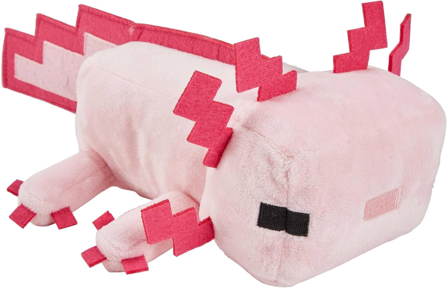 Mattel Minecraft, Axolotl Plüschfigur, ca. 21 cm – Bild 1