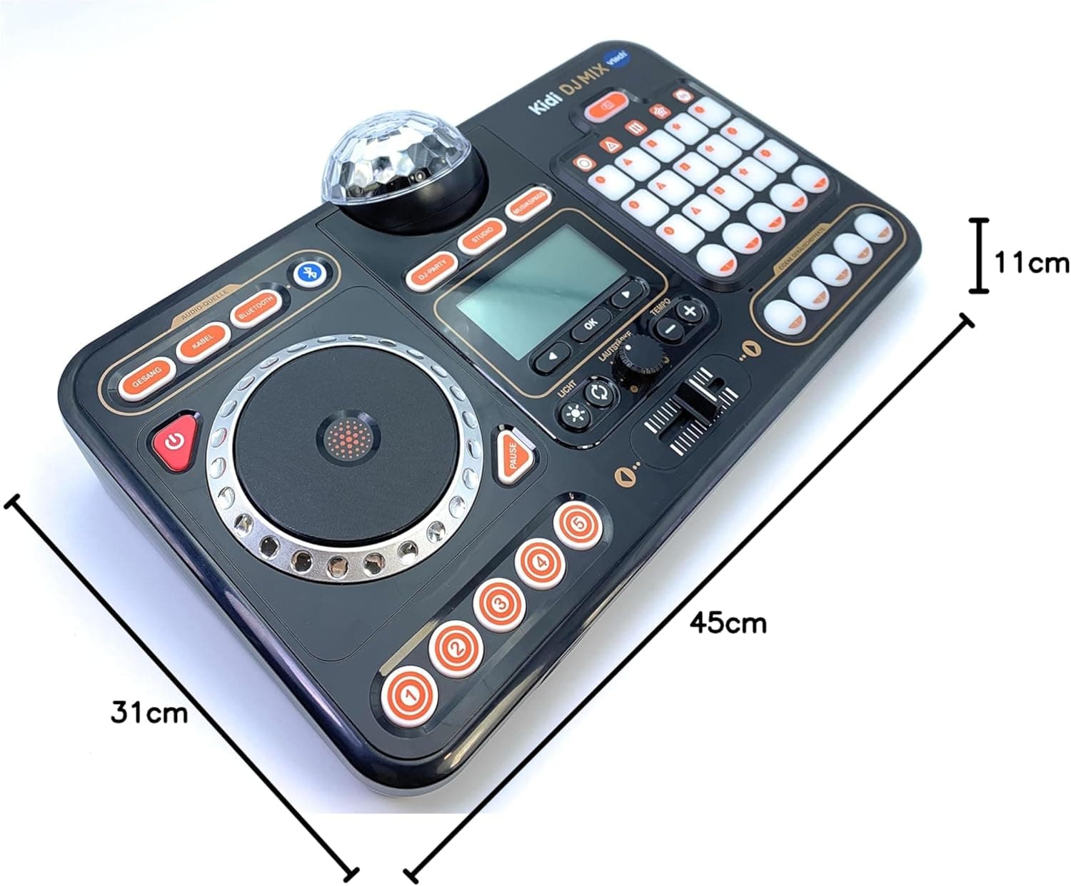 VTech Kidi DJ Mix – 10-in-1 DJ-Mischpult mit Jog-Wheel und vielen Effekten – Bild 4