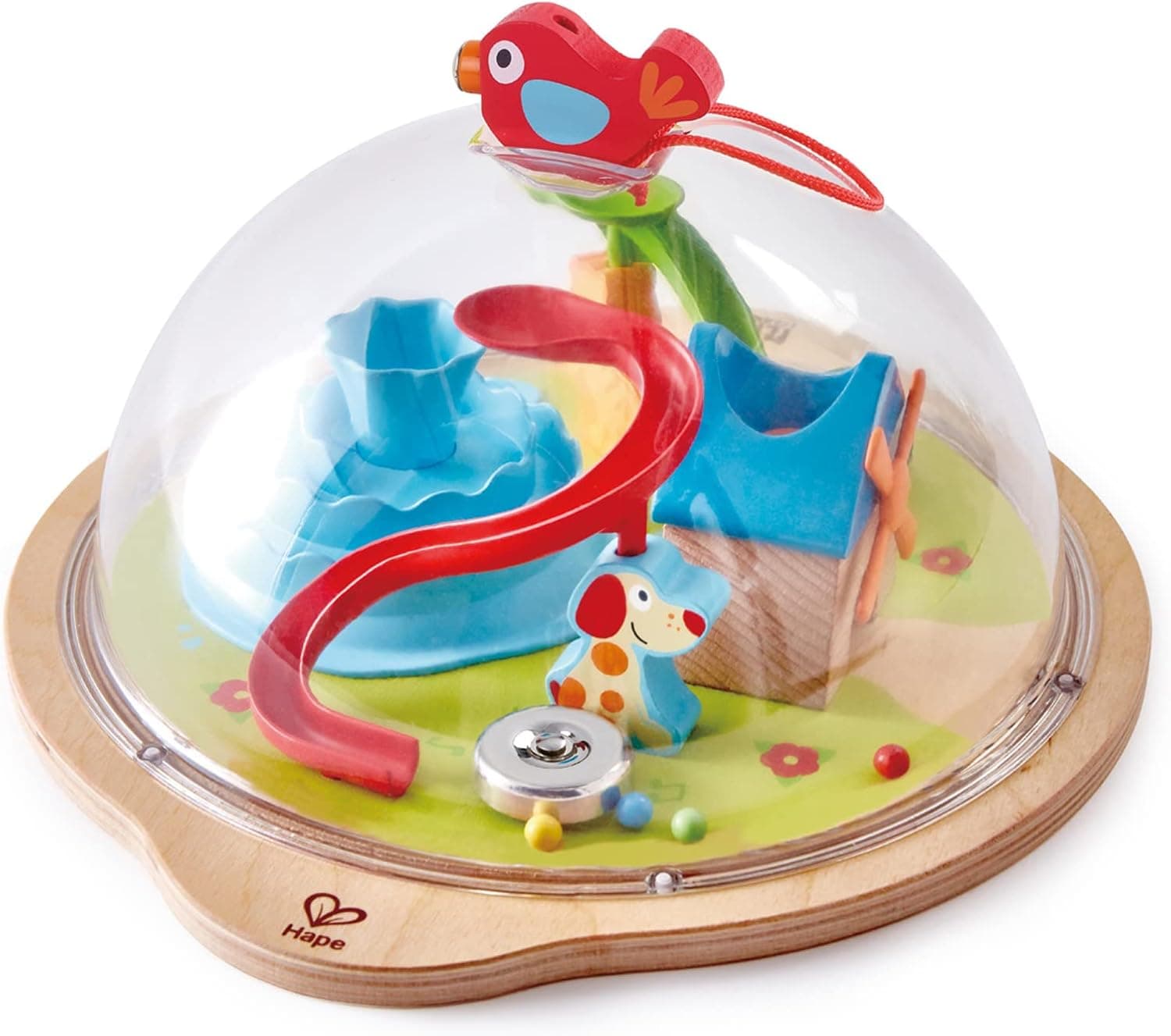 Hape Lilys Erlebniskuppel von Hape | 3D Spielzeug mit magnetischem Labyrinth