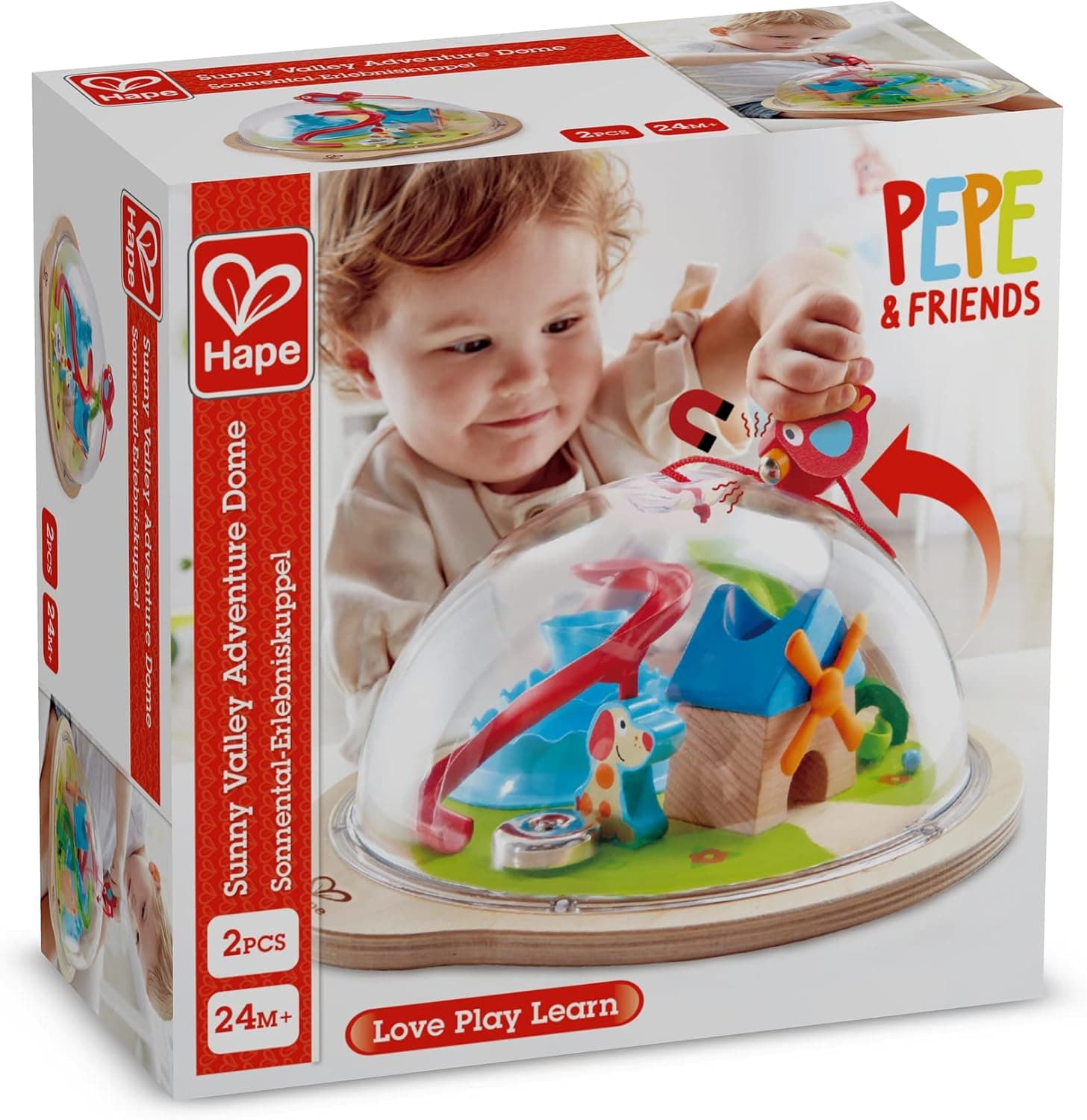 Hape Lilys Erlebniskuppel von Hape | 3D Spielzeug mit magnetischem Labyrinth – Bild 4