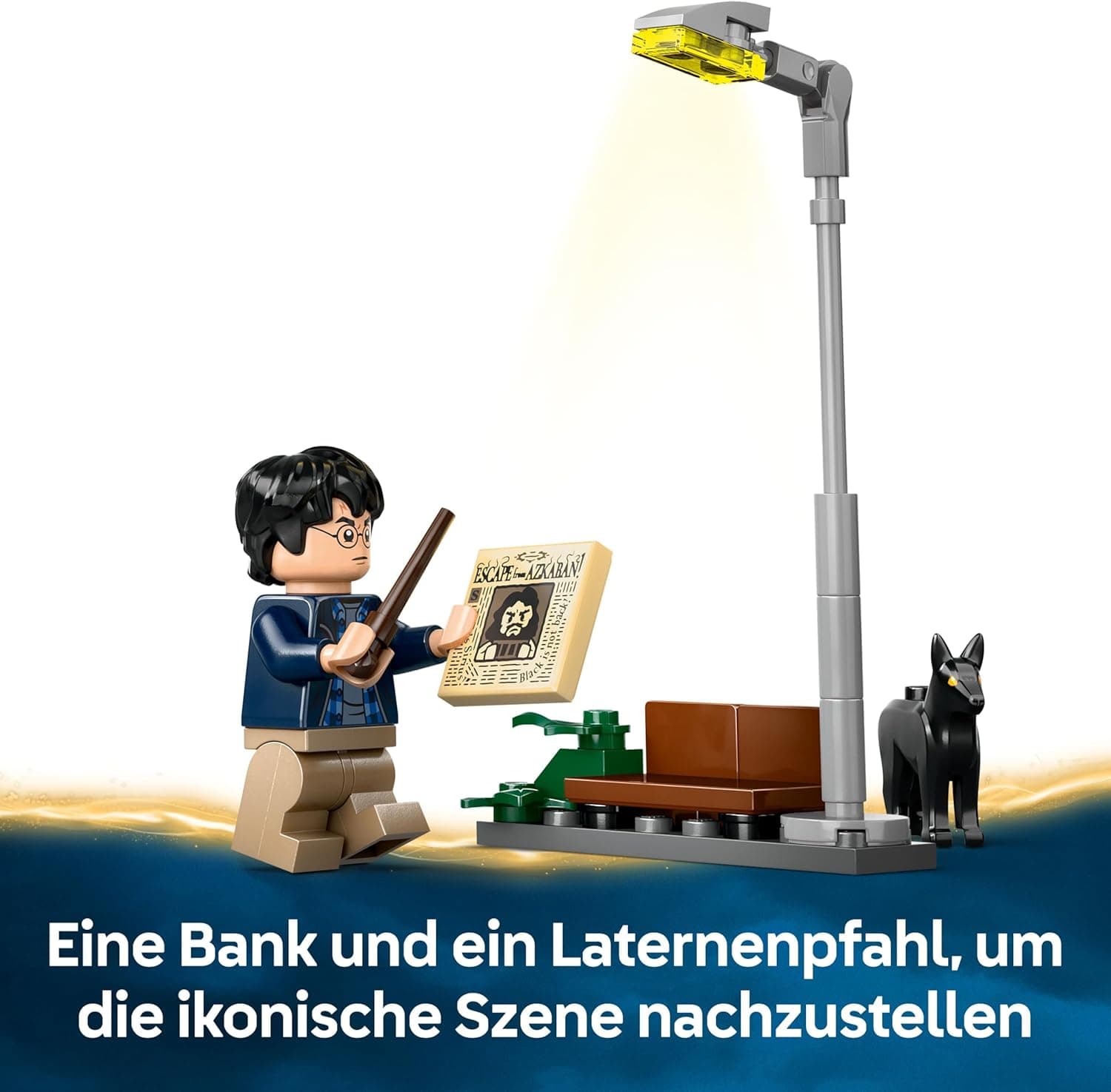 LEGO Harry Potter Abenteuer mit dem Fahrenden Ritter - Spielzeug aus der Zauberwelt mit 5 Minifiguren und Zubehör – Bild 4