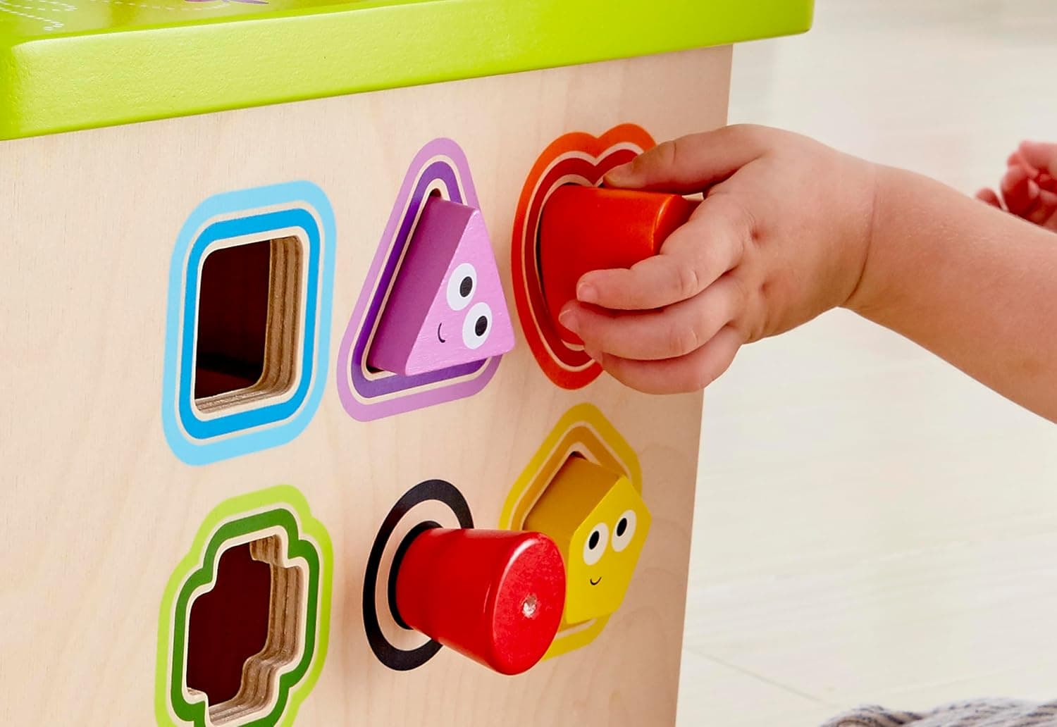 Hape Motorikwürfel „Kleine Tierchen“ - aus Holz, Multifunktions-Spielwürfel – Bild 3