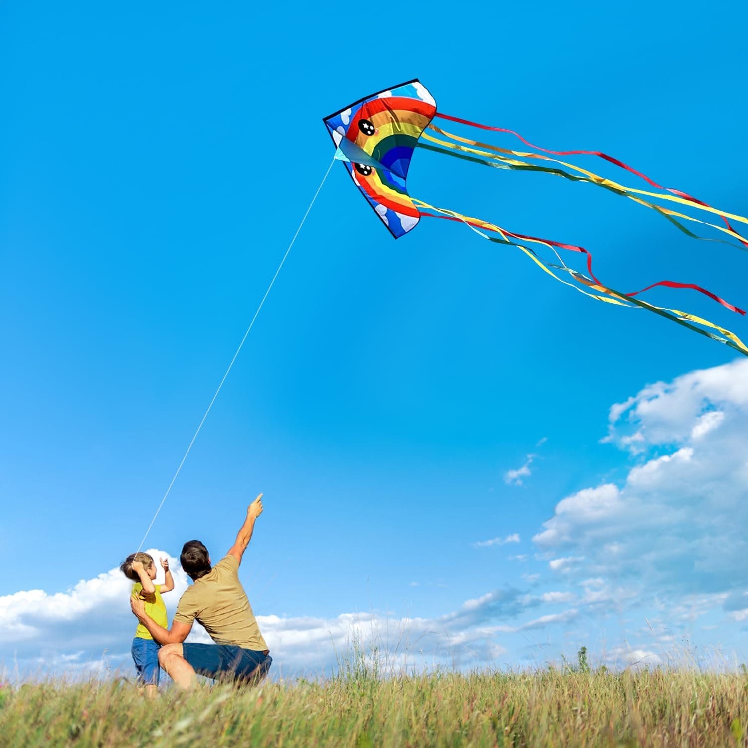 HONBO Children's Kite Large Delta Kites/Drachen – Bild 3