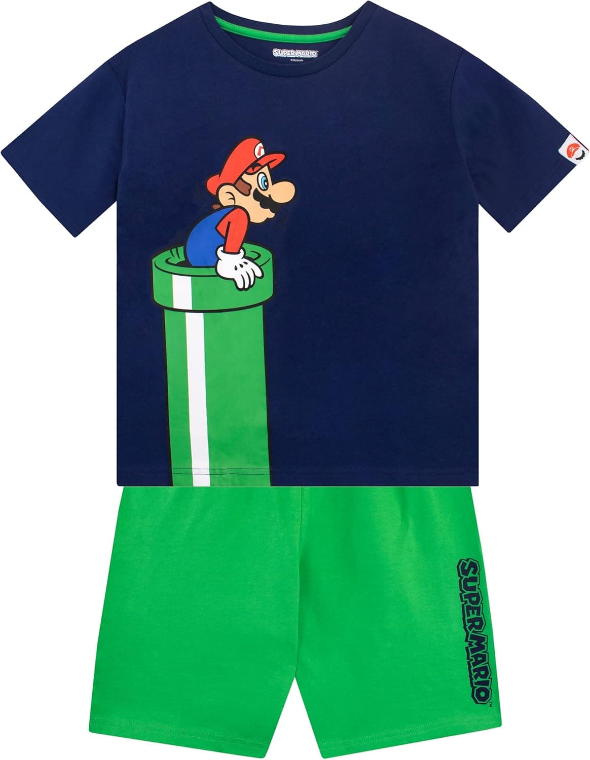SUPER MARIO BROS Jungen T-Shirt und Shorts Set – Bild 1