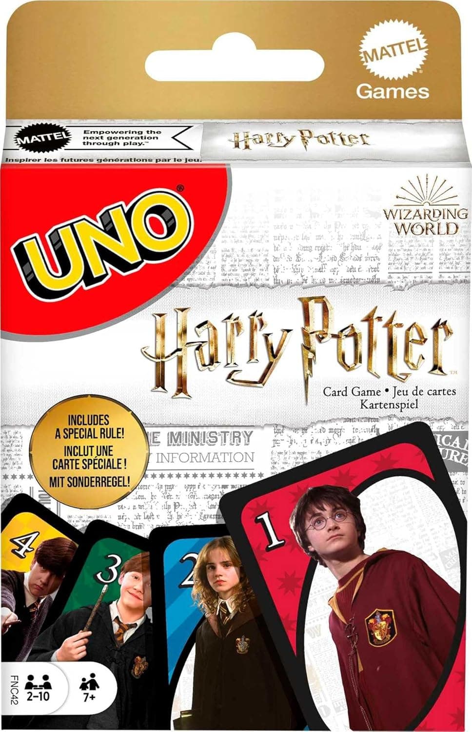 UNO Harry Potter - Kartenspiel mit beliebten Figuren aus der magischen Welt von Hogwarts