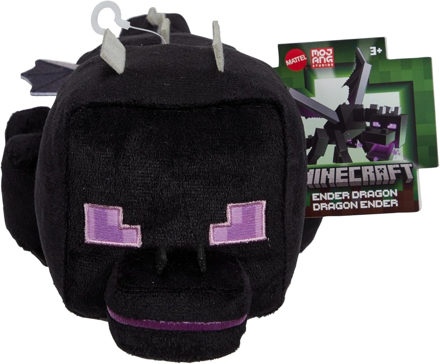 Mattel Minecraft Plüschfigur Enderdrache, weiche Puppe, vom Videospiel inspiriertes Sammelspielzeug – Bild 1