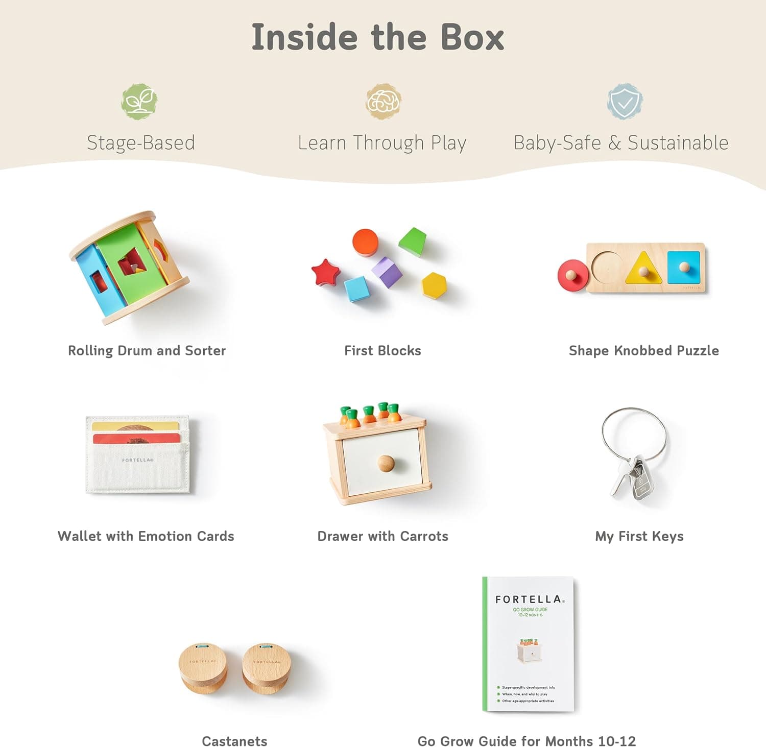 Fortella Go Grow Box, Montessori Spielzeug – Bild 2