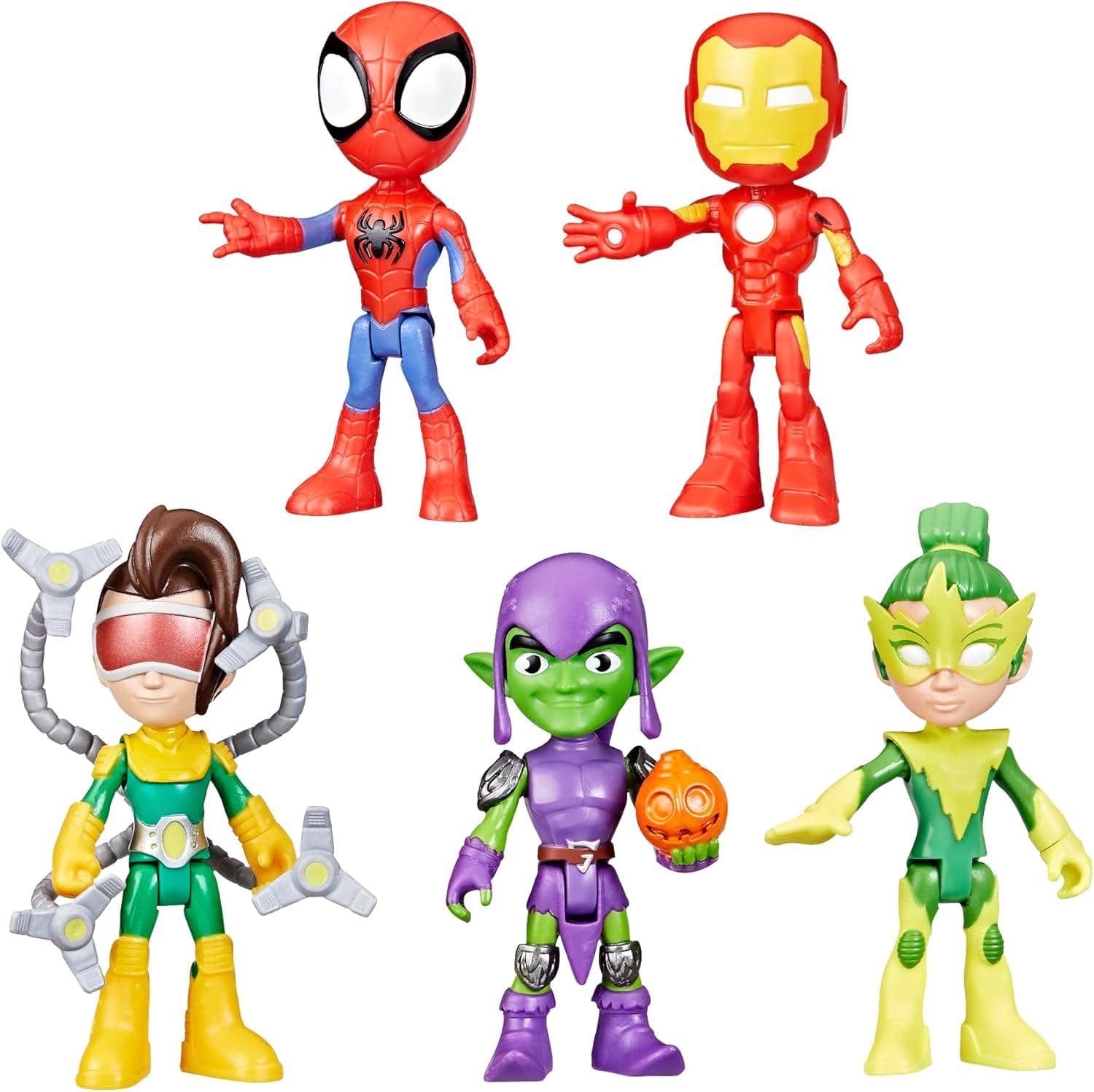 Marvel Spidey und Seine Super-Freunde, Freunde & Schurken Set, Action-Figurenset – Bild 1