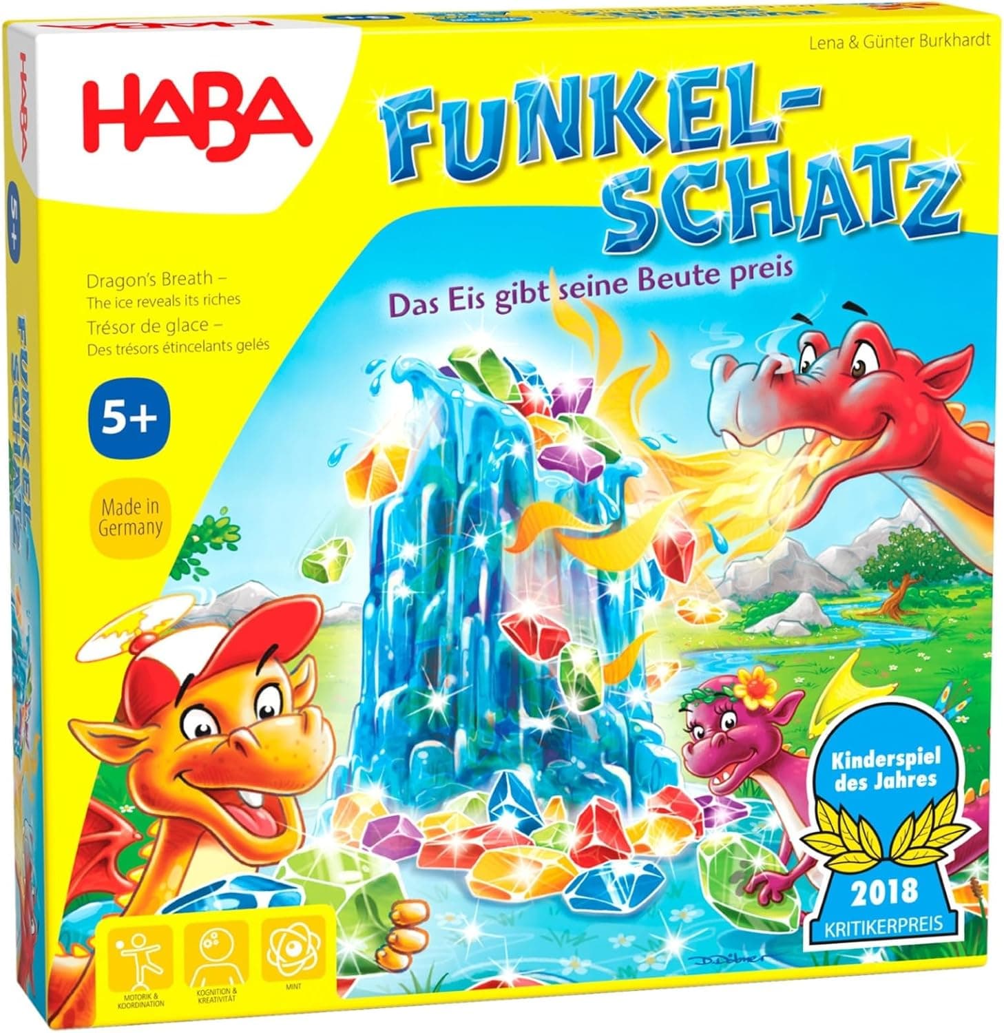 HABA Funkelschatz – Kinderspiel des Jahres 2018, 3D Fantasy Brettspiel